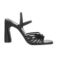 Journee Collection Hera Womens Round Open Toe Block Heel Pumps