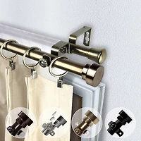 Rod Desyne Topper Double Curtain