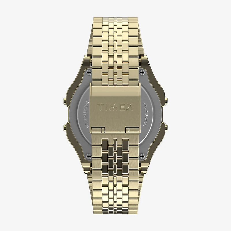 Timex Unisex Adult Gold Tone Stainless Steel Bracelet Watch Tw2r79200yb