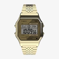 Timex Unisex Adult Gold Tone Stainless Steel Bracelet Watch Tw2r79200yb