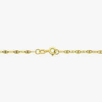 10K Gold Hollow Link Chain