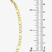 10K Yellow Gold 20" Hollow Figaro Chain