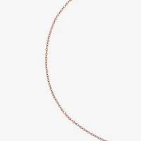 Rose 'N Chocolate Heart Crystal Pendant Necklace