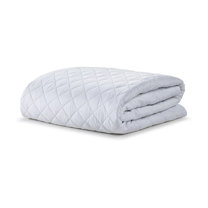 Ella Jayne Quilted Design Allergy-Free Dust Mite Free Mattress Protector Fits 18IN Depth
