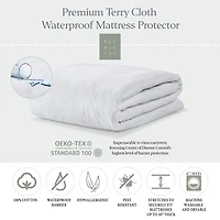 Ella Jayne Premium Terry Cloth Waterproof Mattress Protector