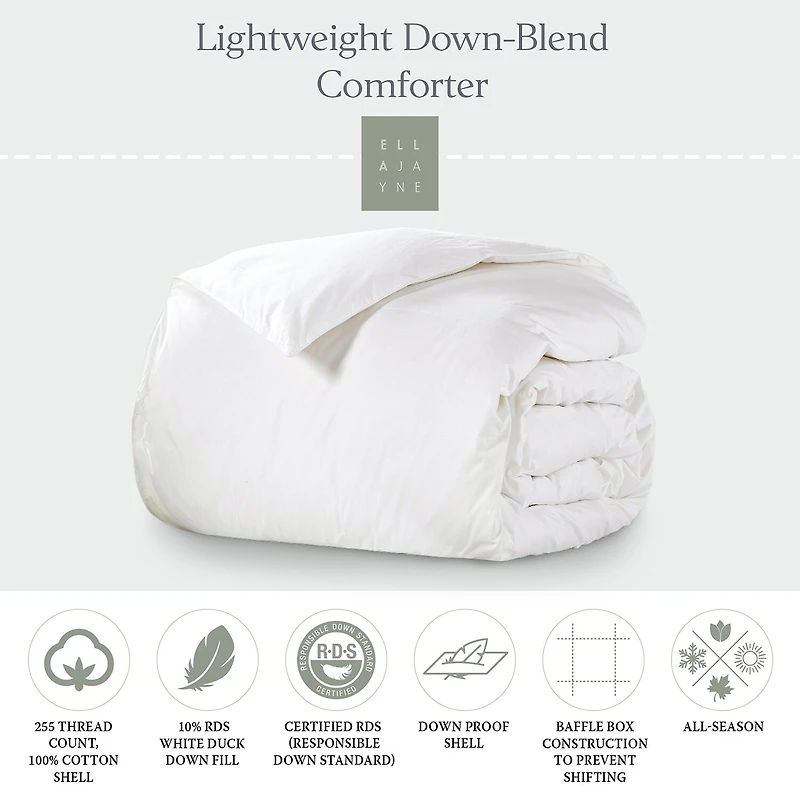 Ella Jayne Lightweight Down-Blend Comforter