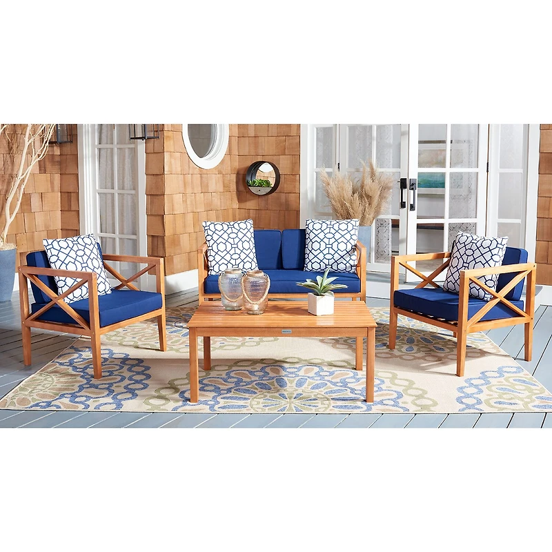 Safavieh Nunzio 11-pc. Conversation Set Cushioned