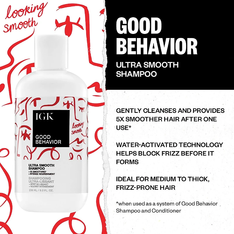 IGK Good Behavior Shampoo 8 oz.