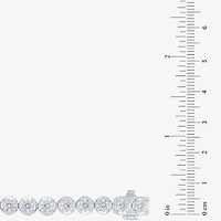 F / Vs2) Womens 8 Ct.T.W. Lab Grown White Diamond 10K Gold Inch Tennis Bracelet