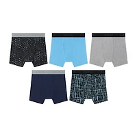 Hanes Big Kid Boys 5 Pack Boxer Briefs Bu3bp5