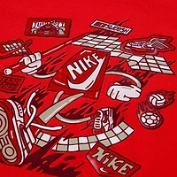 Nike Little Boys Crew Neck Long Sleeve Regular Fit Graphic T-Shirt