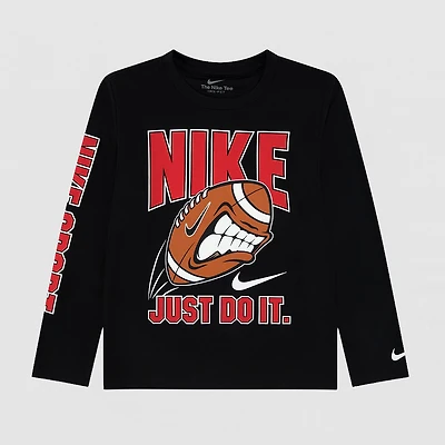 Nike Little Boys Crew Neck Long Sleeve Regular Fit Graphic T-Shirt