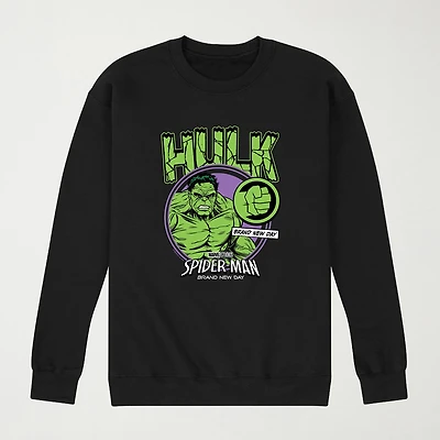 Brand New Day Hulk Mens Crew Neck Long Sleeve Sweatshirt