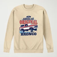 Ford American Original Bronco Mens Crew Neck Long Sleeve Sweatshirt