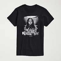 M3gan You Should Run Mens Crew Neck Short Sleeve Regular Fit Graphic T-Shirt