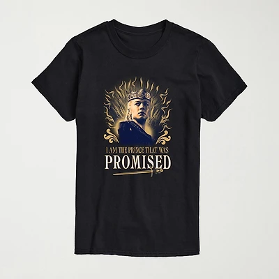 House Of Dragons Prince That Was Promised Mens Crew Neck Short Sleeve Regular Fit Graphic T-Shirt