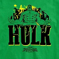 Brand New Day Hulk Mens Crew Neck Short Sleeve Regular Fit Graphic T-Shirt