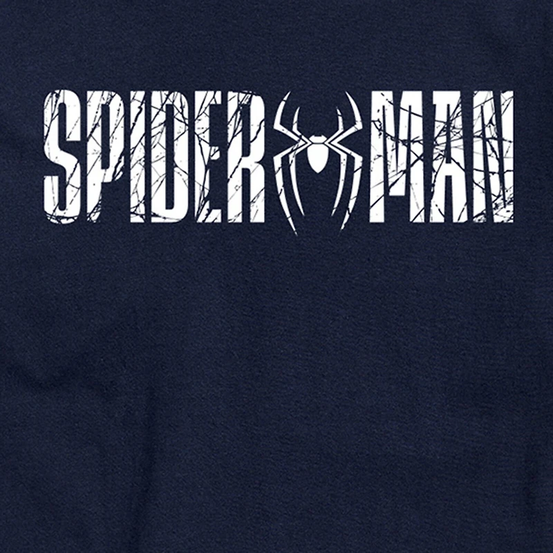 Brand New Day Web Logo Mens Crew Neck Short Sleeve Regular Fit Spiderman Graphic T-Shirt