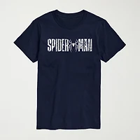 Brand New Day Web Logo Mens Crew Neck Short Sleeve Regular Fit Spiderman Graphic T-Shirt