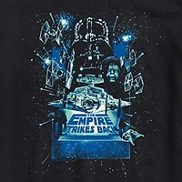The Empire Strikes Back Mens Crew Neck Short Sleeve Regular Fit Star Wars Graphic T-Shirt