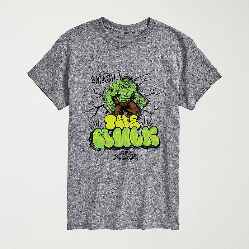 Brand New Day Nicaragua The Bnd Street Mens Crew Neck Short Sleeve Regular Fit Hulk Graphic T-Shirt
