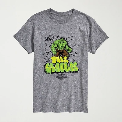 Brand New Day Nicaragua The Bnd Street Mens Crew Neck Short Sleeve Regular Fit Hulk Graphic T-Shirt