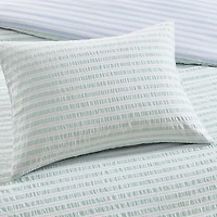 Peri Home Seersucker Stripe 3-pc. Comforter Set