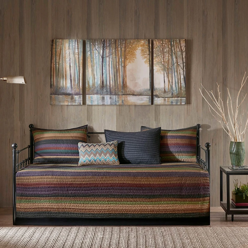 Madison Park Sequoia 6 Piece Reversible Daybed Cover Set