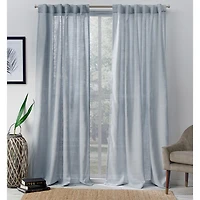 Exclusive Home Curtains Bella Tab Top Sheer Set of 2 Curtain Panel