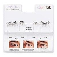 Kiss Lashes Impress Easy Tab Classy Natural