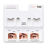Kiss Lashes Impress Easy Tab Authentic Natural