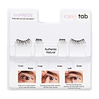 Kiss Lashes Impress Easy Tab Authentic Natural