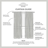 Exclusive Home Curtains Belgian Pinch Pleat Sheer Set of 2 Curtain Panel