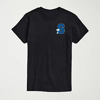 Collegiate School Mens Crew Neck Short Sleeve Regular Fit Peanuts Snoopy Big and Tall Graphic T-Shirt