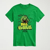Brand New Day Hulk Mens Crew Neck Short Sleeve Regular Fit Spiderman Big and Tall Graphic T-Shirt