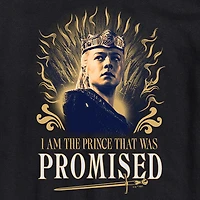 Prince That Was Promised Mens Crew Neck Short Sleeve Regular Fit Big and Tall Graphic T-Shirt
