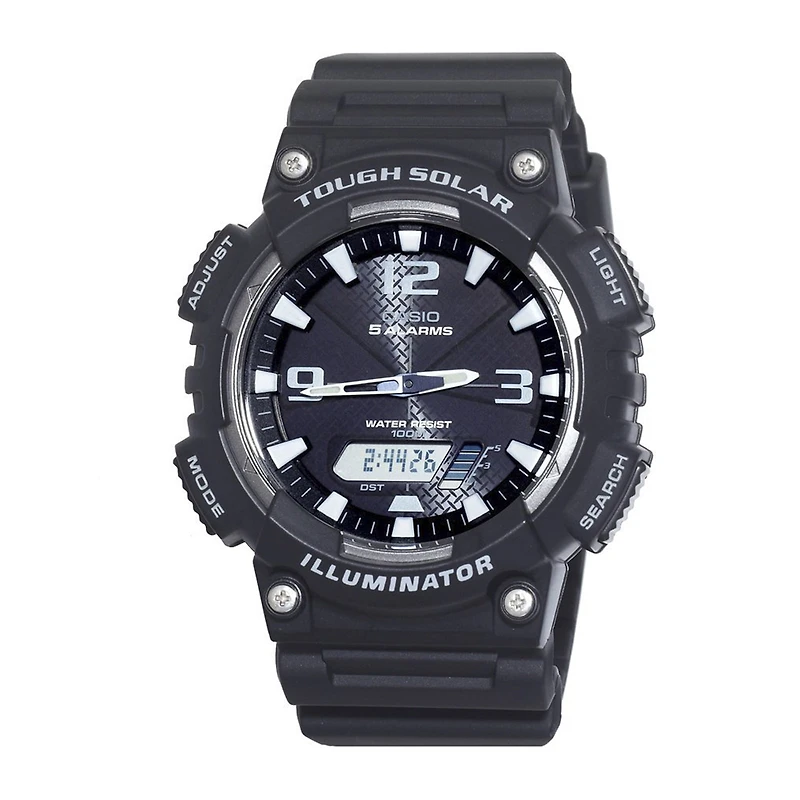 Casio Mens Black Strap Watch Aq-S810w-1avcf