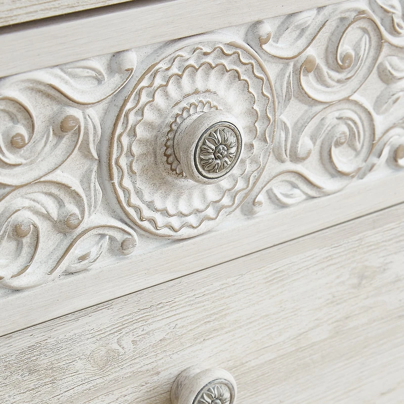 Signature Design by Ashley® Paxberry White Aged Pine 6-Drawer Dresser