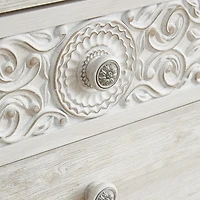 Signature Design by Ashley® Paxberry White Aged Pine 6-Drawer Dresser