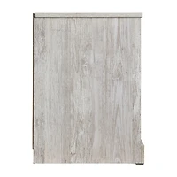 Signature Design by Ashley® Paxberry White Aged Pine 1-Drawer Nightstand