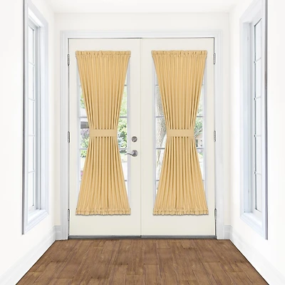 Achim Darcy Light-Filtering Rod Pocket Door Panel Curtain