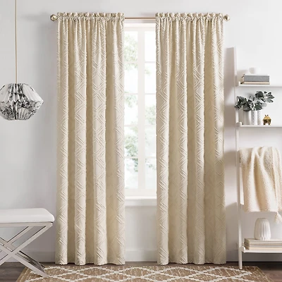 Achim Blake Rod Pocket Light-Filtering Single Curtain Panel