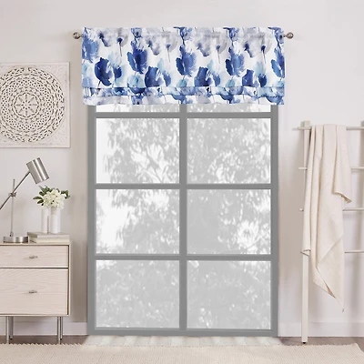 Achim Poppy Field Rod Pocket Valance