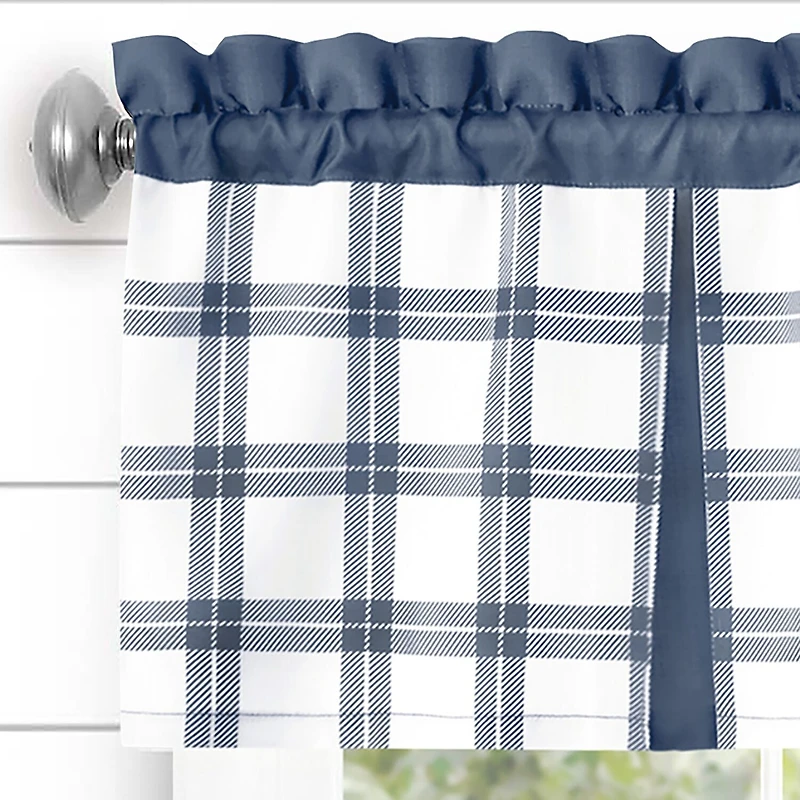 Achim Tate 3-pc. Rod Pocket Kitchen Curtains & Drapes Window Set