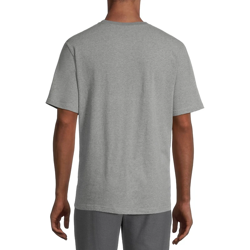Stafford Super Soft Mens Crew Neck Short Sleeve Pajama Top