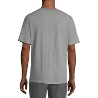 Stafford Super Soft Mens Crew Neck Short Sleeve Pajama Top