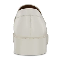 Mia Amore Hali Womens Round Closed Toe Loafers