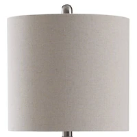 Stylecraft 12 W Gray Washed Ceramic Table Lamp