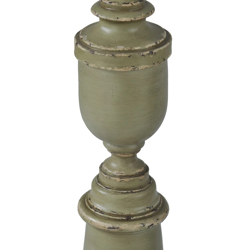 Stylecraft 19 W Distressed Green Floor Lamp