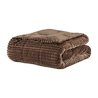 Madison Park Williams Oversized Plush Down Alternative Filled Throw
